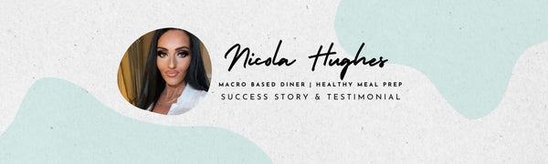Nicola, post weight loss surgery, successfully maintaining her health with Macro Based Diner's meal prep