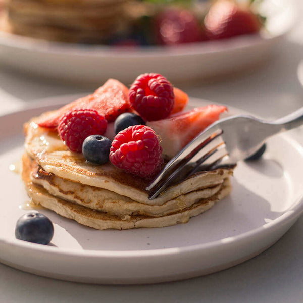 Fresh Protein Pancakes, served by Macro Based Diner Healthy Meal Prep for a nutritious, energising breakfast